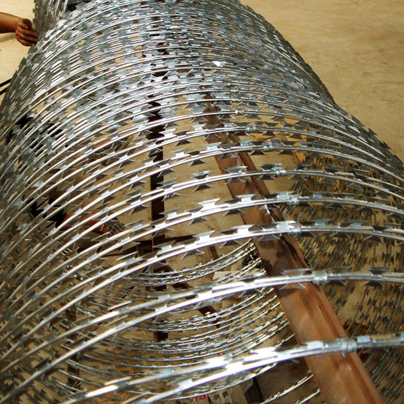 看守所刀片刺網圖片2